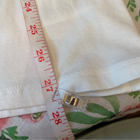 Michael Kors Classic White & Gold Lettering T-Shirt - Picture 12 of 14